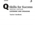 PDF | Q:skills for Success 3 Answer keys, Listening and speaking teacher's handbook, second edition, Oxford