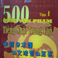 500 mẫu văn phạm tiếng Nhật trung cấp, tập 1,2,3 Trần Việt Thanh