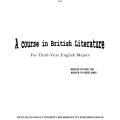 (Download PDF) | A course in British Literature, Nguyen Thi Kieu Thu, Nguyen Thi Ngoc Dung, Giáo trình Văn Học Anh