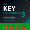 PDF + Mp3 + Videos | A2 Key for Schools 3 Resource Bank