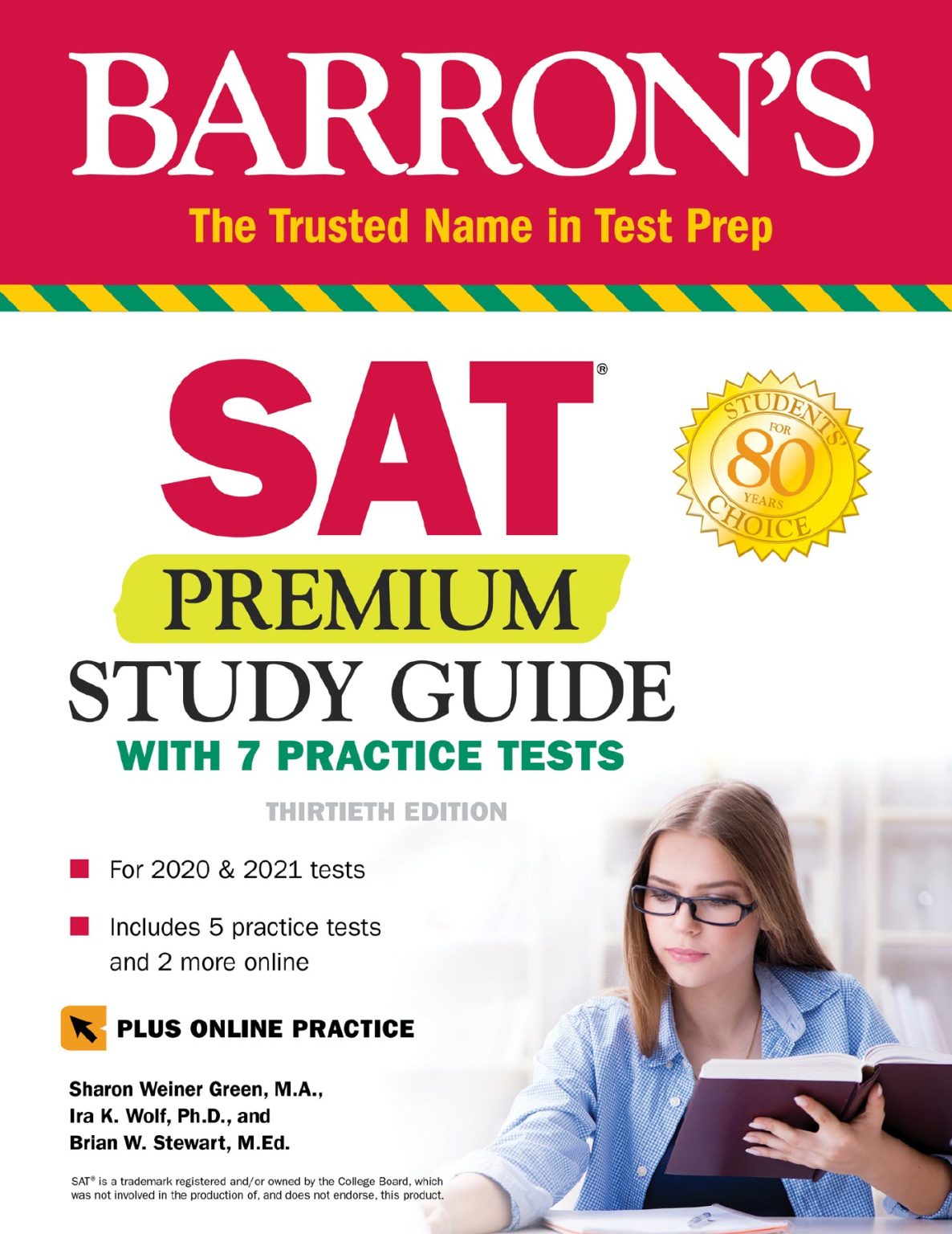 Download PDF Barron’s SAT Premium Study Guide with 7 practice Tests