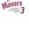 Cambridge A1 Movers 3, Authentic Examination Papers with answer booklet