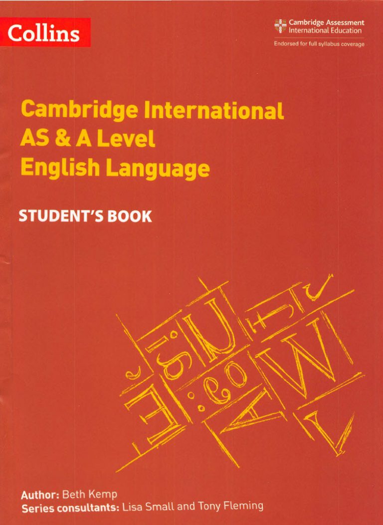 pdf Cambridge International AS & A Level English Language Student