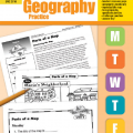 Daily Geography Practice Grade 1-6, Evan-Moor (Sách học địa lý cho học sinh)