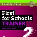 DOWNLOAD PDF + MP3 | First for Schools Trainer 2, six practice tests with answers and teacher's notes