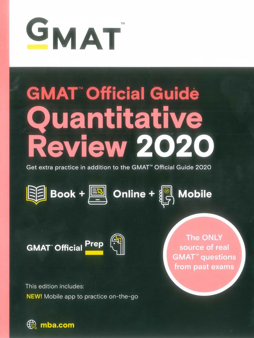 GMAT Official Guide 2020 Quantitative Review Book + Online Question Bank by GMAC (Graduate Management Admission Council )