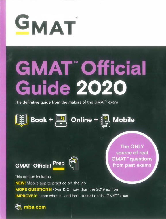 Gmat Official Guide 2020 | Wiley, The definitive guide from the makers of the Gmat exam, Gmat Official Prep
