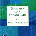 (Bản đẹp) | Grammar and Vocabulary for First Certificate, Luke Prodromou, Longman