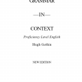 Grammar in context, Proficiency Level English, Hugh Gethin, Collins