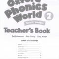 Oxford phonics world 2, Teacher's Book, Kaj Schwermer, Julia Chang, Craig Wright