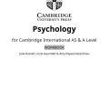PDF + Answer key | Psychology for Cambridge International AS & A Level Workbook, Second Edition, Amy Papaconstantinou, Julia Russell, Lizzie Gauntlet
