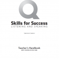 Q skills for success 5 3rd Edition Listening and Speaking Teacher's Handbook, Lawrence Lawson
