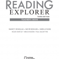Reading Explorer 5 Third Edition Teacher's Book, (3rd Edition), Nancy Douglas,  Paul Macintyre, David Bohlke, Shira Evans, Helen Huntley, Bruce Rogers, National Geographic Learning