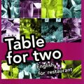 (PDF + Mp3) | Table for two, English for restaurant